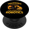 Robot Robotics Engineer Vintage Talking About Robotics PopSockets Standard PopGrip