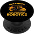 Robot Robotics Engineer Vintage Talking About Robotics PopSockets Standard PopGrip