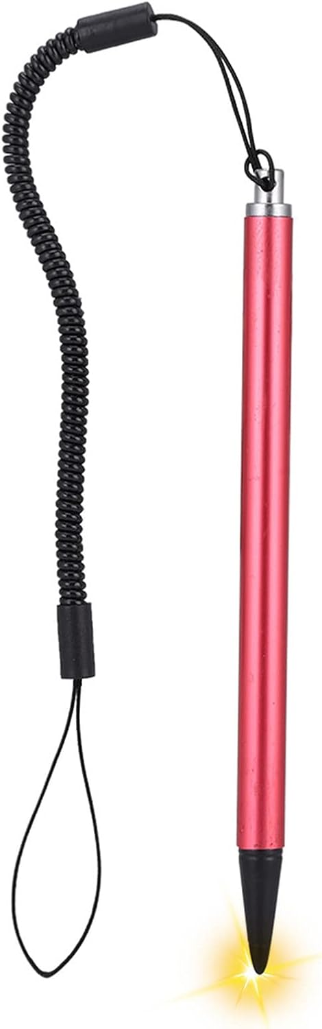 Screen Touch Painting Pen, Resistive Hard Tip Stylus Pen with Spring Rope for POS/PDA/Car Navigator/Resistive Mobile