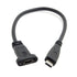 cablecc USB-C USB 3.1 Type C Male to Female Extension Data Cable with Panel Mount Screw Hole