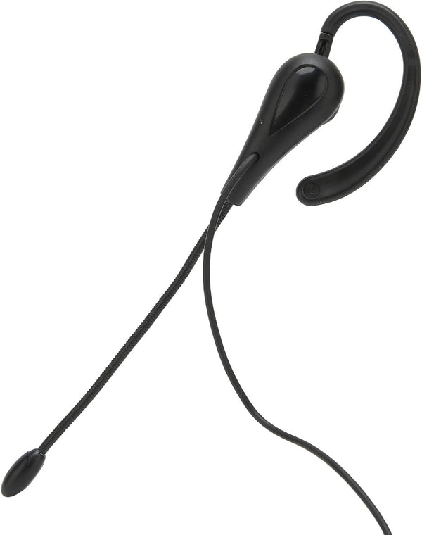 Call Center Headset, 3.5mm Wired Ear Hook Single Sided Headphone with Mic for Laptop, Mobile Phones