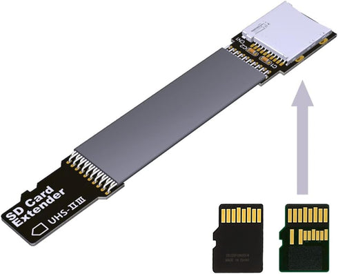 Xiwai TF Micro SD Male Extender to TF Card Female Extension Cable Adapter for SD/SDHC/SDXC UHS-III UHS-3