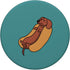 Dachshund Dog Doxie Wiener Blue Cute Funny Gift PopSockets PopGrip - Swappable Grip for Phones