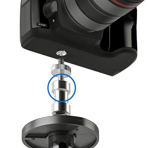 1/4 Male to 3/8 Male Threaded Camera Tripod Screw Adapter Converter for Camera Cage, Shoulder Rig, Tripod