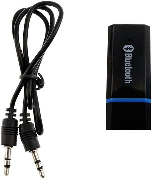 USB Bluetooth Receiver Adapter Wireless Audio Adapter 3.5mm Car Kit Music Receiver for Home/Car Stereo