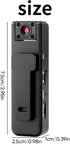 Generic 2-in-1 1080P 180 (1PCS) Ultra HD Sports Video & Audio Recorder, Clip-On Wide Angle Action Cam, Wearable Body