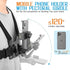 KINGKI Mobile Phone Chest Mount Harness Strap Holder Cell Phone Clip Action Camera POV for Samsung iPhone Plus etc