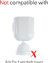 Wasserstein Weatherproof Gutter Mount for Arlo Pro/Pro 2/Pro 3/Pro 4/Pro 5S (2-Pack, White)