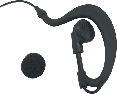 Accessories Clear Earpiece with Mic, 3.5mm Screw in Headphone Ear Piece for Motorola Vertex Standard Radio
