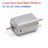 FOTCFATEV 1PC 5-Pole 130 12V-24V 21000RPM Rotor Carbon Electronic Starter DC High Speed Dual Shaft for RC Car Rail