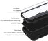 for iPhone 14 Pro Max Case, Heavy Duty Protective Phone Case with Glass Screen Protector + Camera Lens Protector, Shockproof Dropproof Cover for Apple iPhone 14 Pro Max (Black)