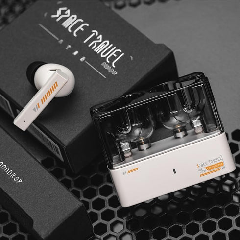 Moondrop Space Travel TWS Earphone, Bluetooth 5.3 Noise Canceling True Wireless Stereo IEMs