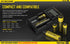 Nitecore D2 Smart Charger 2015 Version with LCD Display for Li-ion, IMR, LiFePO4 18650 26650 22650 17670 18490 17500