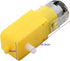 8pcs DC Geared Motor DC3V-12V for Four-Wheel Drive Toy Car/Aircraft Toys, Batch Number: Double Axis 1:48
