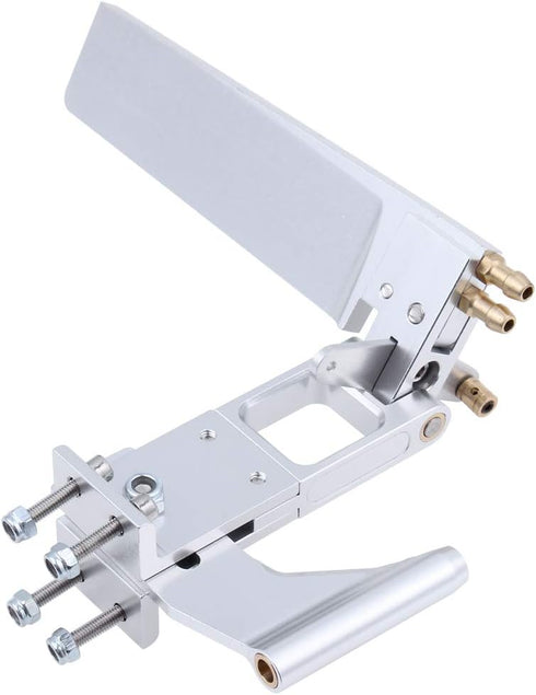 110mm 4mm Hobbypark Aluminum RC Boat Rudder with Shaft Axle Strut Mount Bracket Kit Holder,Dual Water Pickup
