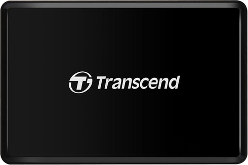 Transcend All-in-1 TS-RDF8K2 Multi Card Reader, Black, SDHC / SDXC / microSDHC / SDXC / CF UDMA, Black
