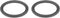 Speaker Foam Edge Surround Rings Rubber Perforated Subwoofer Replacement Parts - 6x9 / Black / 2Pack [for Repair or DIY