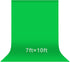 EMART Green Screen Photo Backdrop, 7x10 ft Photoshoot Backdrop Chroma Key Green Screen