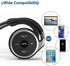 itayak Behind The Head Headphones, Bluetooth 5.0 Neckband, Lightweight Foldable Wireless Sports Sweatproof Headset