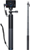WOLFANG GB2200 Rechargeable Selfie Stick with 2600mAh Rechargeable Battery, Selfie Stick Black Rotation