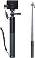 WOLFANG GB2200 Rechargeable Selfie Stick with 2600mAh Rechargeable Battery, Selfie Stick Black Rotation