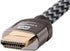 Monoprice 4K Braided High Speed HDMI Cable, 20 Feet, CL3 In Wall Rated, Active, Gray