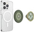 PopSockets Floral Relief Phone Grip Compatible with MagSafe, Wireless Charging Phone Holder