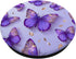 Purple Butterflies Pattern PopSockets Standard PopGrip