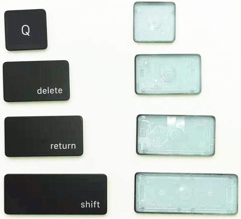 Full Set of US Replacement Keyboard Keycaps for MacBook Pro 14.2"/16.2" Model A2442 A2485 Black