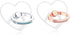 Transparent Heart Rhinestone Cell Phone Ring Holder, Bling Bling Sparkle Pink Diamond Grip Stand (Silver/Rose Gold)