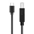 6ft Flexible USB C to USB B Printer Cable for MacBook Pro/Air, Compatible with Yamaha Piano MIDI Keyboard, DAC, DJ