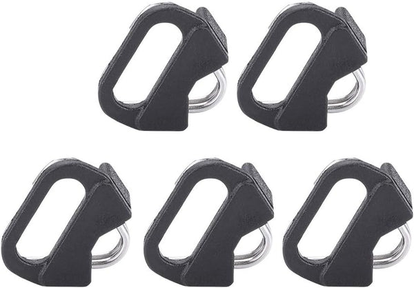 Acouto Lug Ring Camera Strap Triangle Split Ring Alloy Hook, 5pcs Camera Shoulder Strap Adapters for Round Eyelet