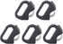 Acouto Lug Ring Camera Strap Triangle Split Ring Alloy Hook, 5pcs Camera Shoulder Strap Adapters for Round Eyelet