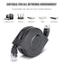 Sonew CAT6 Ethernet Cable - Adjustable Retractable RJ45 LAN Network Cable, High Speed, 2m/6.6ft, Black