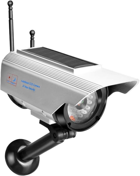 Sonew Fake Camera, Solar Power LED Dummy Security Camera for Indoor and Outdoor Surveillance