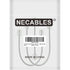 3Pack Short Phone Cord Kit for Landline, 3, 6, 8 inch RJ11 6P4C Male to Male Telephone Cord