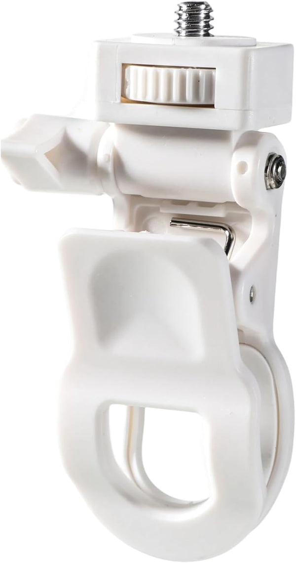 Xelsluthe Webcam Mount for Monitor, Camera Mount Clamp Clip Ring Light Clip Adapter
