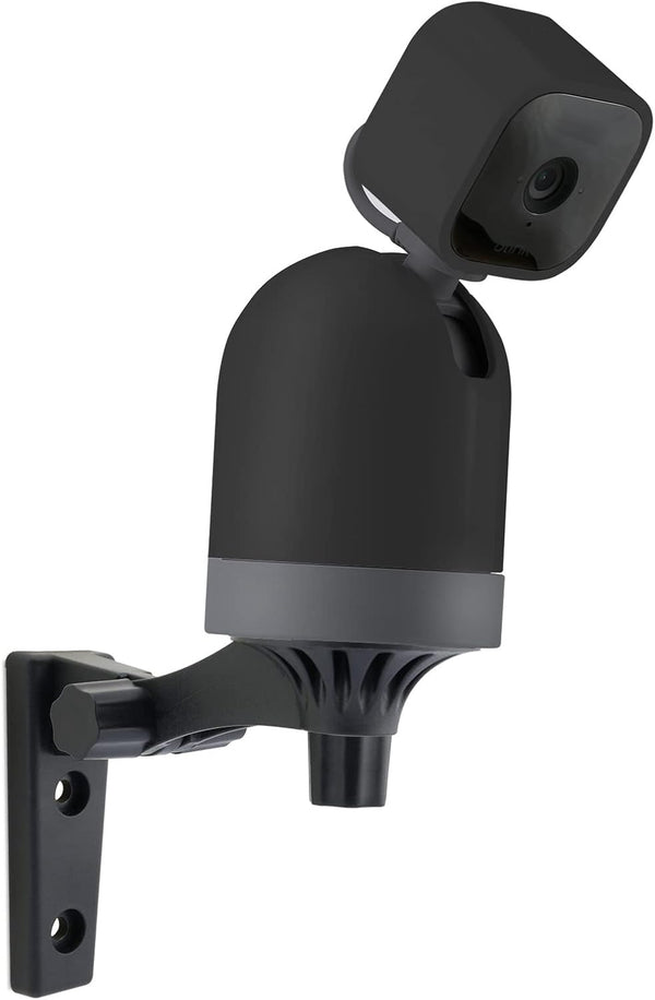 LEFXMOPHY Wall Mount Compatible for Blink Mini Pan-Tilt Mount, 180 Degree Adjustable (Black)
