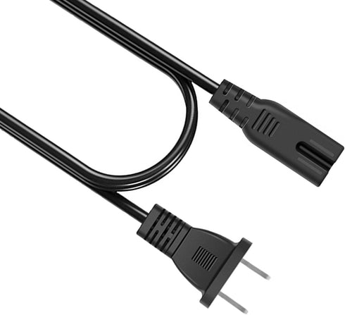 UNIMOSON 2 3 Prong Power Cable Cord Compatible with TCL Roku Smart LED LCD HD TV Apple Samsung Sharp Replacement Feet