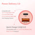 USB C Car Charger, 48W 2-Port Fast Charging Adapter with PD & QC3.0 for iPhone 15 Pro Max, Samsung Galaxy