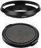 37mm Metal Lens Hood & Lens Cap Compatible for Olympus E-M10 IV/E-M10 III E-PL7 kit Zuiko 14-42mm Lens (1+1 Pack)