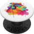 PopSockets Swappable PopGrip - Capybara Wearing Headphones for Music Lovers