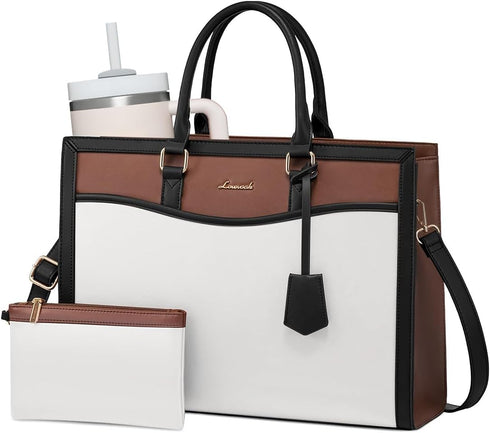 LOVEVOOK Laptop Tote Bag for Women, Office Work Bag Briefcase fit for
