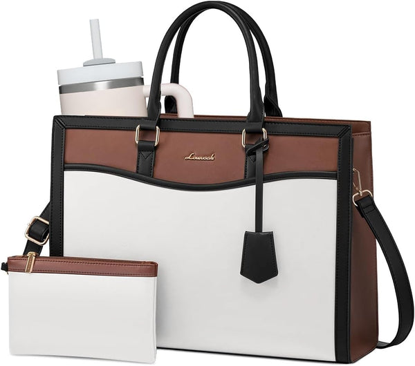 LOVEVOOK Laptop Tote Bag for Women, Office Work Bag Briefcase fit for