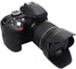 JJC HB-N106 Dedicated Reversible Lens Hood Shade for Nikon AF-P DX 18-55mm f/3.5-5.6G VR, D3500 D3400 D5600 D7500 Camera