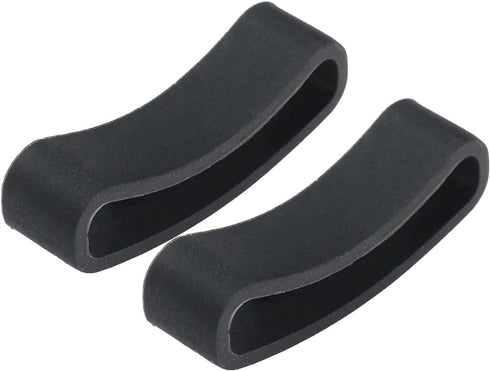 Strap Loop 2Pcs for Suunto Core - Rubber Clasp Ring Fastener Replacement for Watch Band