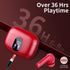 Wireless Earbuds Bluetooth 5.3 Headphones, Bass Stereo Ear Buds with Noise Cancelling Mic, LED Display, in Ear