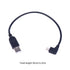 KADSXIYA 30cm 5Pin MP3 USB to Right Angled USB Power Charging Cable Data Transfer Wire Line for Digital Cameras