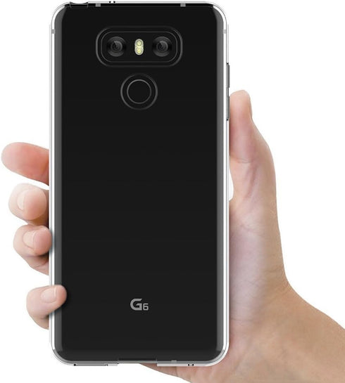MaiJin Soft TPU Rubber Gel Bumper Case for LG G6 / G6 Plus (5.7 inch) Transparent Back Cover