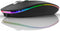 TENMOS Wireless Bluetooth Mouse, LED Slim (Bluetooth 5.1/5.0 + USB) 2.4GHz Rechargeable Silent Mouse with Type C